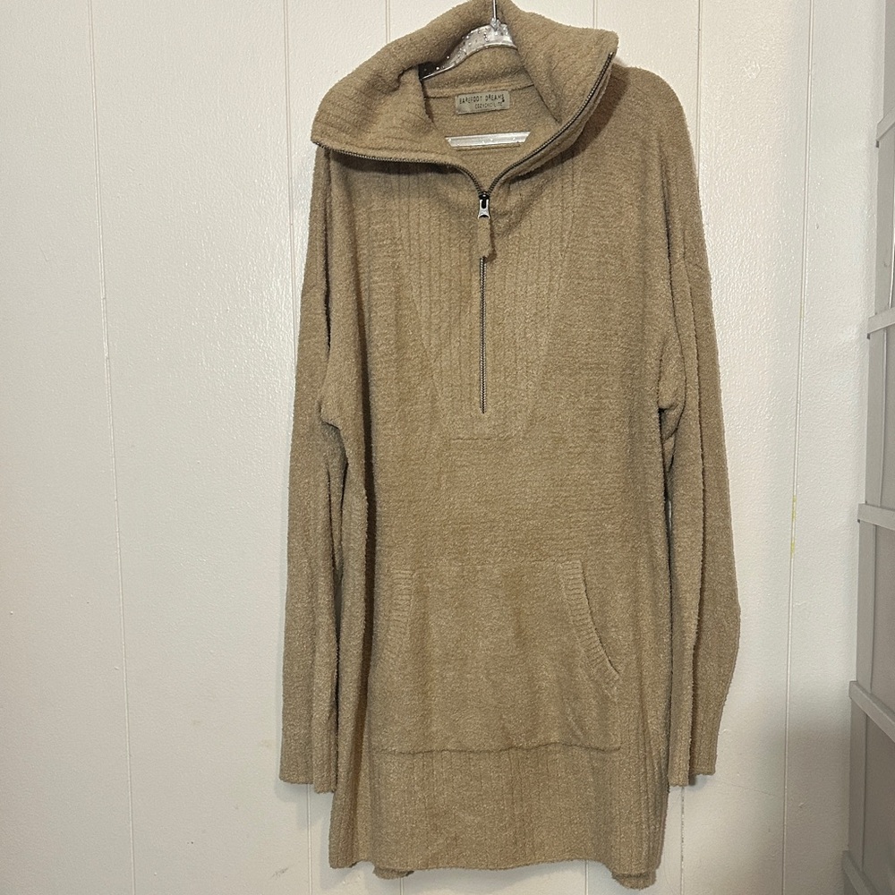 Barefoot Dreams CozyChic Lite Half Zip Tunic